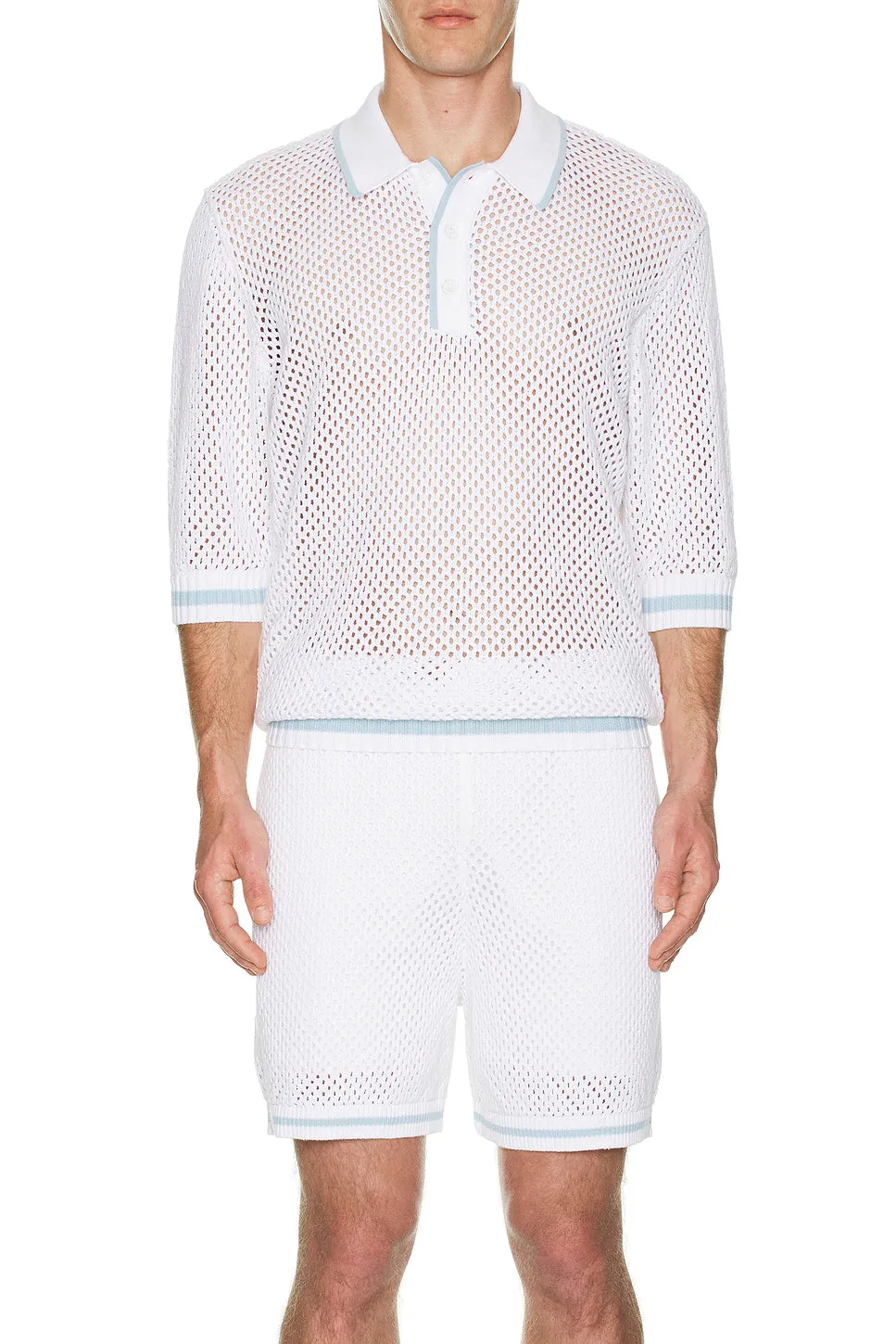 SER.O.YA Zane Crochet Polo