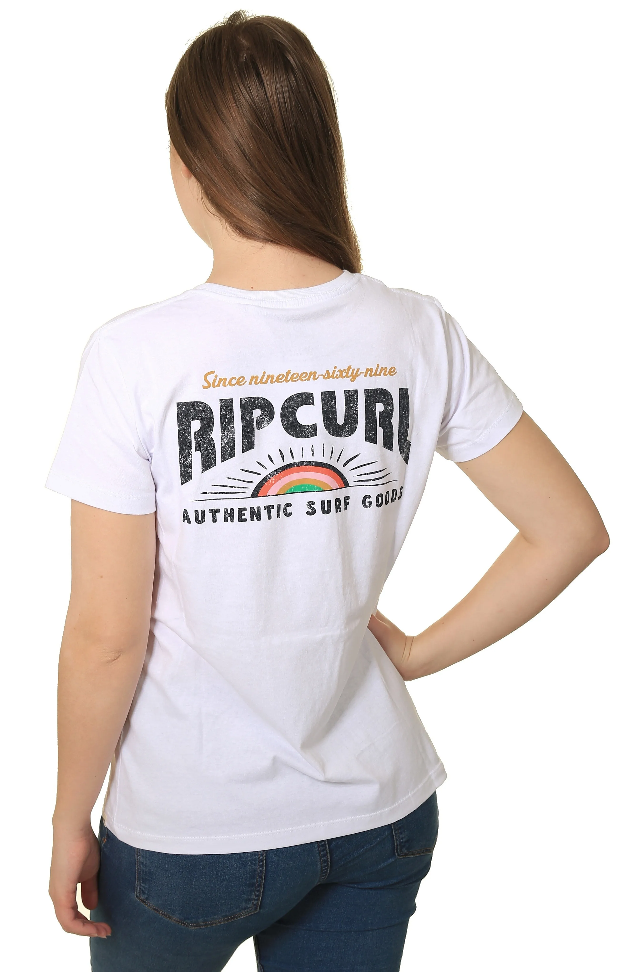T-Shirt Rip Curl Day Break Standard - White - women´s